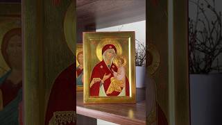 Painted Icons of Jesus Christ and Mother of God shorts [upl. by Floeter]