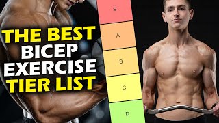 Ranking Every BICEP Exercise Best to Worst  Bodybuilding Tier List [upl. by Eitsyrk]