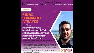 Prof Dr Pedro Fernando Athayde na Palestra da IX SMEF Part2 [upl. by Yanat]