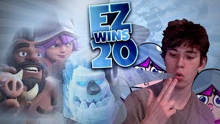 I GOT 20 WINS WITH 26 HOG CYCLE LIVE GAME PLAY Clash Royale [upl. by Spark694]