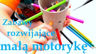 ZABAWY DLA DZIECI rozwijające małą motorykę pomysły na zabawy w domu Fine Motor Skills for kids [upl. by Hyps]