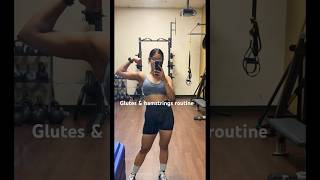 Quick glutes amp hamstrings workout glutes hamstrings lowerbodyworkout strengthtraining [upl. by Inger]