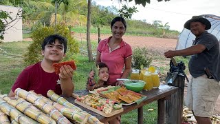 Experimentando novos sabores de caldo de cana [upl. by Suirrad]