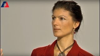 Sahra Wagenknecht Die Linke im Interview zu nötigen Rentenreformen Karch fragt nach [upl. by Ellesij]