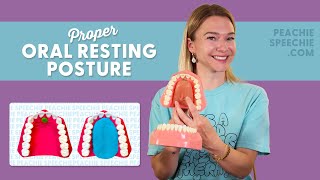 Proper Oral Resting Posture with Instructions amp Visuals [upl. by Cloots647]