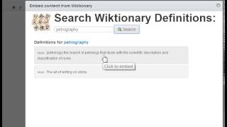 wiktionary example [upl. by Neville]