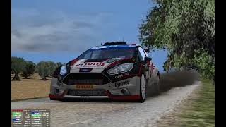 Shakedown Rally del Salento  Ford Fiesta R5  Richard Burns Rally [upl. by Ahsienauq]