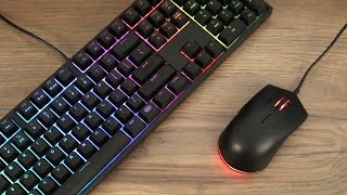 Cooler Master MasterKeys Lite L Combo RGB Review [upl. by Llerrahs]