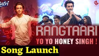 Rangtaari video  Loveratri Song Launch  Aayush Sharma  Warina Hussain [upl. by Derick]