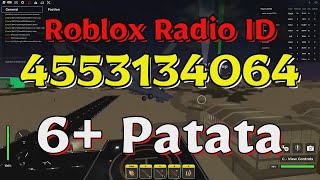 Patata Roblox Radio CodesIDs [upl. by Etteragram]