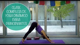 Clase completa de yoga dinámico para principiantes en español [upl. by Simons]