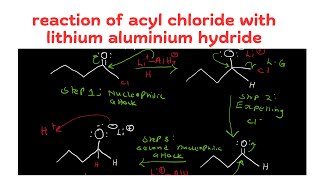 Reaction of Acyl chlorides with Lithium Aluminium Hydride [upl. by Yonatan993]