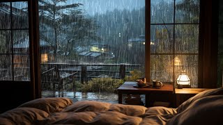 【4M】 Soothing Rain Sounds🌧️  Come in to the bed and close your eyes to feel the rain😴 [upl. by Terrab]