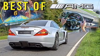 TOP 16  FASTEST AMG cars  100200 on AUTOBAHN [upl. by Enitsenre]