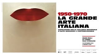 19501970 LA GRANDE ARTE ITALIANA  inaugurazione [upl. by Andaira]