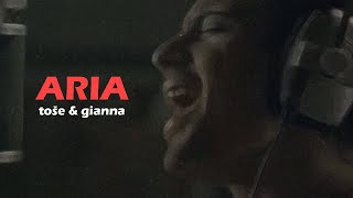 Toše Proeski amp Gianna Nannini  Aria Lyrics Video [upl. by Gena]