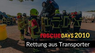 rescueDAYS 2010  Hermsdorf  Rettung aus Transporter [upl. by Haldas]