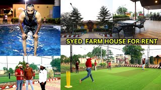 SYED FARM HOUSE FOR RENT IN SHAMSHABAD WEEKEND  SUMMER POOL [upl. by Jaworski]