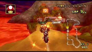 MKW WR Grumble Volcano Rock Hop  132914 [upl. by Salba]