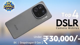 Top 4 Camera Smartphones Under 30000  Big Diwali Sale 2024   8K  Best Mobile Under 30000 [upl. by Kcirddet720]