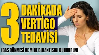 VERTİGO TEDAVİSİ aktifizyo vertigo epleymanevrası başdönmesi [upl. by Durer953]