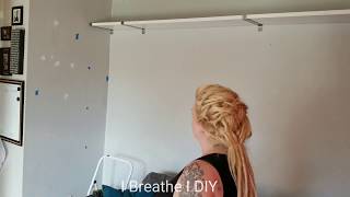 Easy Cat Wall DIY  Installing multiple shelves on a wall I Breathe I DIY [upl. by Hoisch137]