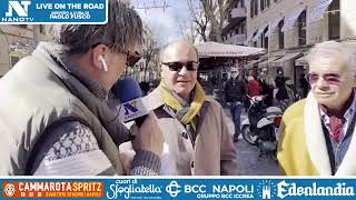 Napoli Pzza Vanvitelli Protesta dei residenti e dei Comitati dopo la voragine e gli ultimi crolli [upl. by Leahcimluap]