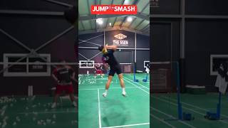 Badminton🏸Jump Smash shot [upl. by Dickey208]