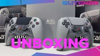 PlayStation 30th Anniversary DualSense Edge and DualSense Unboxing [upl. by Niveb]