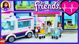 Lego Friends Heartlake Hospital Part 1 Build Review Silly Play Kids Toys [upl. by Abdulla516]