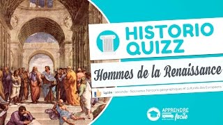 Quizz  Les hommes de la Renaissance [upl. by Ssac]