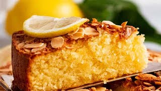 Lemon Coconut Almond Cake SUPER EASY [upl. by Idaline]