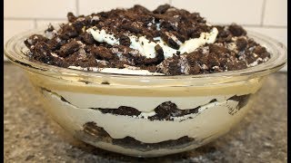 Making an Oreo Dirt Cake – Recipe [upl. by Madalyn]