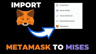 How to setup Metamask wallet on mises browser Metamask wallet setup kaise krien mises browser pe [upl. by Amalburga140]