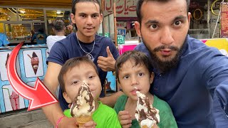 Free Ice cream in Pakistan 😱 bacho ke liye ice cream muft mang li Summer gift in Pakistan garmi [upl. by Oruam811]