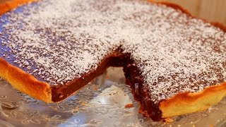 TARTE AU CHOCOLAT HYPER FACILE Par QUELLERECETTE [upl. by Claudina62]