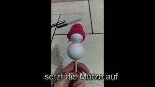 schneemann Basteln [upl. by Stacy457]