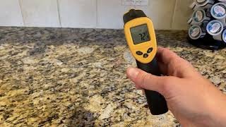 Review of the Etekcity Infrared Thermometer Laser Temperature Gun 774 Digital IR Thermometer [upl. by Sira]