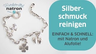 Wie SILBERSCHMUCK reinigen mit Natron [upl. by Ginny]