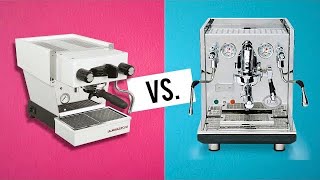 La Marzocco Linea Micra Vs ECM Synchronika [upl. by Nedroj]