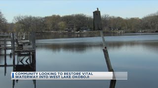 Community Looking To Restore Vital Waterway Into West Lake Okoboji [upl. by Norina269]