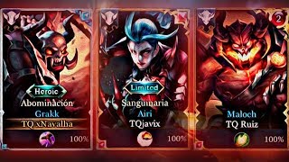 ¡¡EL TRIO DEL INFIERNO con JAVIX y RUIZ ¡¡GANCHOS EPICOS  Navalha  Arena of Valor [upl. by Cadmann]