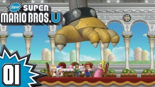 New Super Mario Bros U  Episode 01 [upl. by Yeliah]