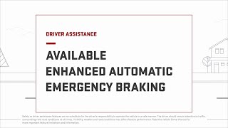 How Enhanced Automatic Emergency Braking Works  GMC [upl. by Yenmor]