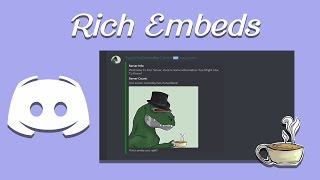 Coding Your Own Discord Bot  Discordjs  Rich Embeds  OLD [upl. by Avad]