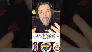 Galatasaray’ın Fenerbahçe ve Beşiktaş’tan farkı bu galatasaray fenerbahçe beşiktaş [upl. by Aibun]