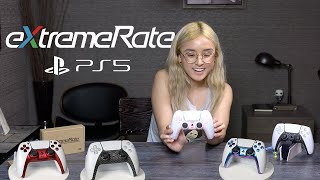 eXtremeRate PS5 Controller Decorative Mod  Trim Shell and Button Kits Review and Installation [upl. by Codel]