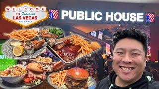 Eating at Public House at the Luxor Las Vegas [upl. by Naffets576]