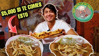 5000 SI TE COMES 3 MILANESAS EN 30 MINUTOS  EL RETO IMPOSIBLE DE TOLUCA REVANCHA🔥🌮 [upl. by Dnaletak558]