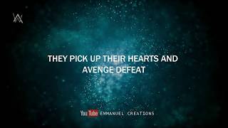 ♛ ATC  LEGENDS NEVER DIE ALAN WALKER REMIX LYRIC VIDEO ✔ [upl. by Yssirhc619]